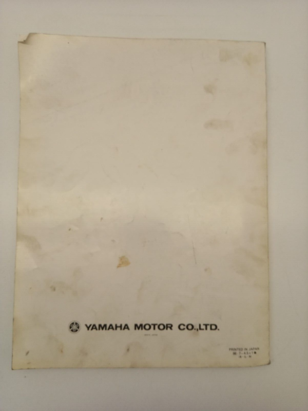 S SERVICE MANUAL YAMAHA YZ125 250 3JD-28199-89 1988